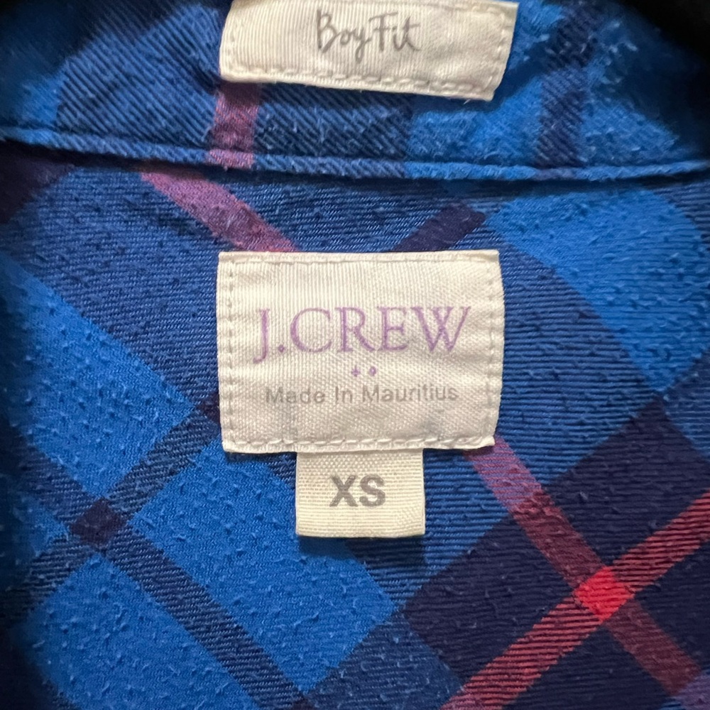 J crew Women’s Boyfit Cotton button down size S - Picture 2 of 4